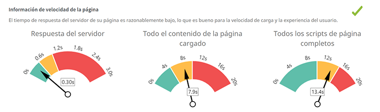 SEOptimer page speed